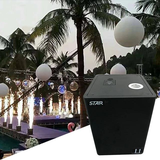 remote control Christmas starriness spark cold firework effect machine stage DJ equipment