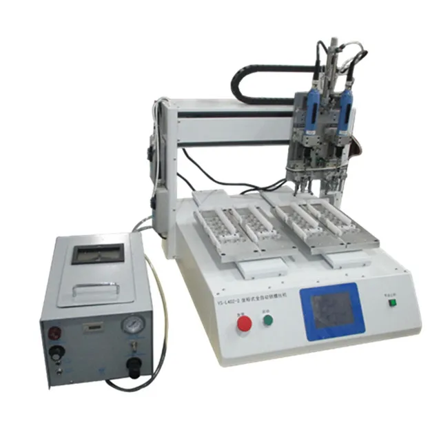 China  auto screw fixed mobile phone desktop automatic screwdriver machine auto screw locking fixing with double system