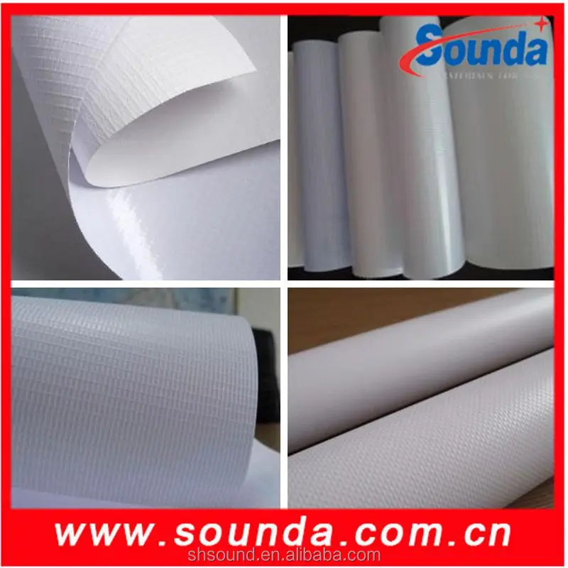 Sounda hot selling 10oz laminated frontlit pvc flex