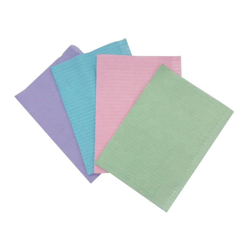 Dental Clinic Paper Patient Bib Waterproof Adult Disposable Dental Bibs