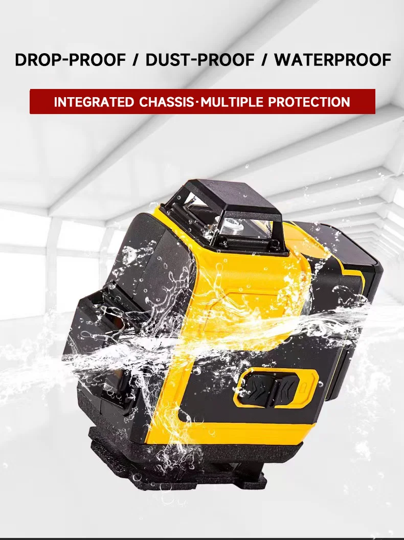 16 lines rotating 360 green beam level laser self leveling cross line laser levels