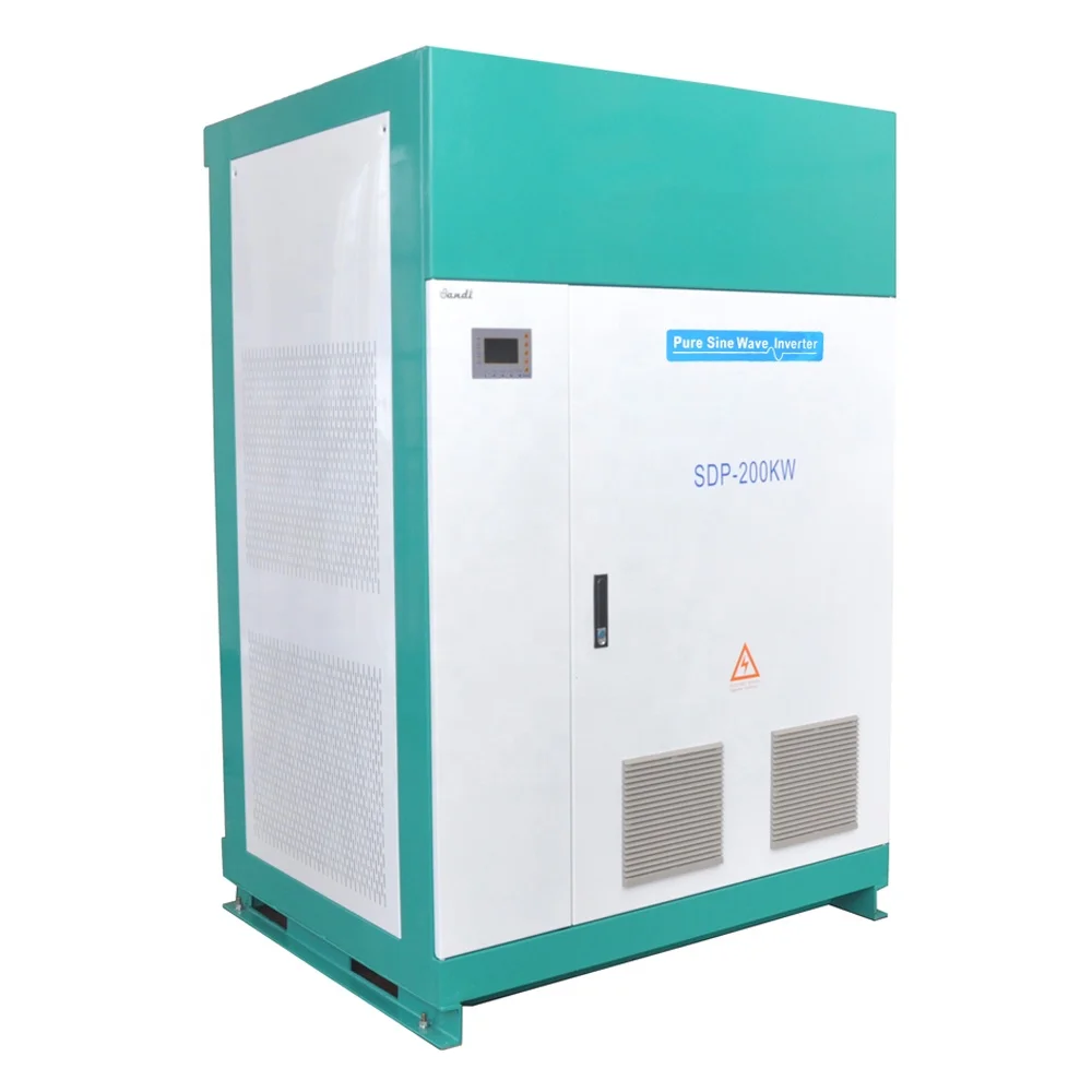 Sandi 200KW инвертор с автономной сеткой, 3 фазы 480 В, чистый синусоидальный инвертор с сертификатами UL1741/CSA
