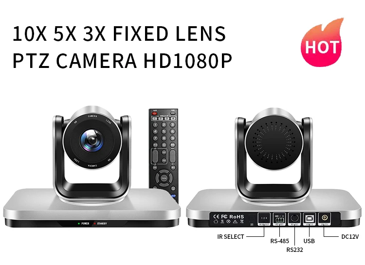 T20 Best Conference Room Combo=Wireless Blue tooth Microphone+HD1080P PTZ Camera USB2.0 Video Conference Camera System