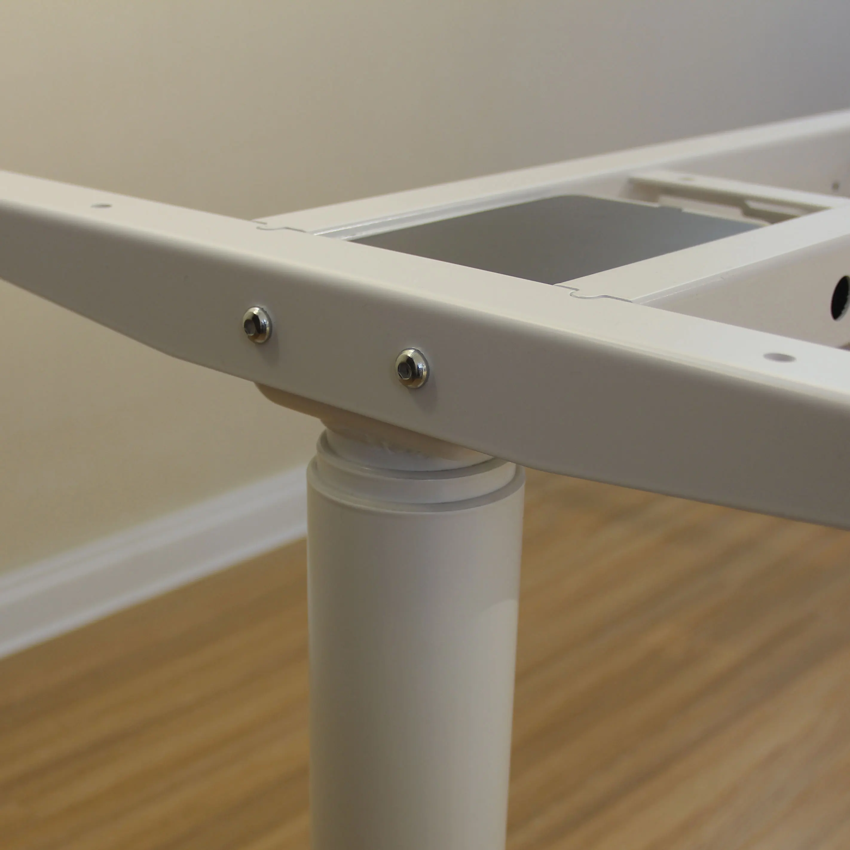 electric height adjustable desk frame with extension leg