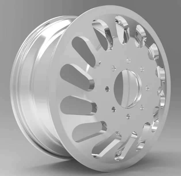 Forged Off road Wheel rims Dually Wheel 20x8.25 22x8.25 24x8.25 Polished