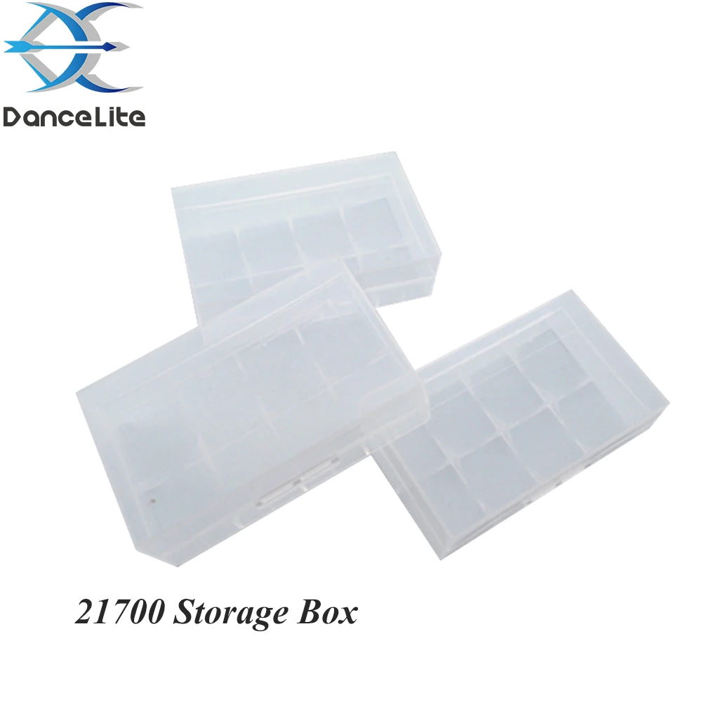 NEW 21700 Battery Case Boxes Safety Holder Storage Container Plastic Portable Case fit 2*21700 Batteries