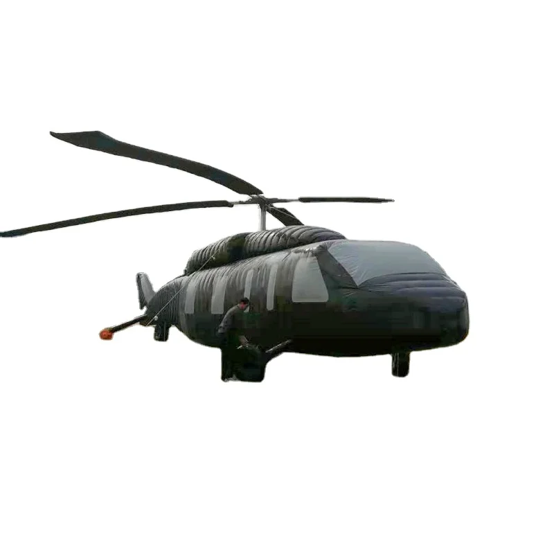 Black Hawk helicopter inflatable false  simulation equipment props tank  aircraft model