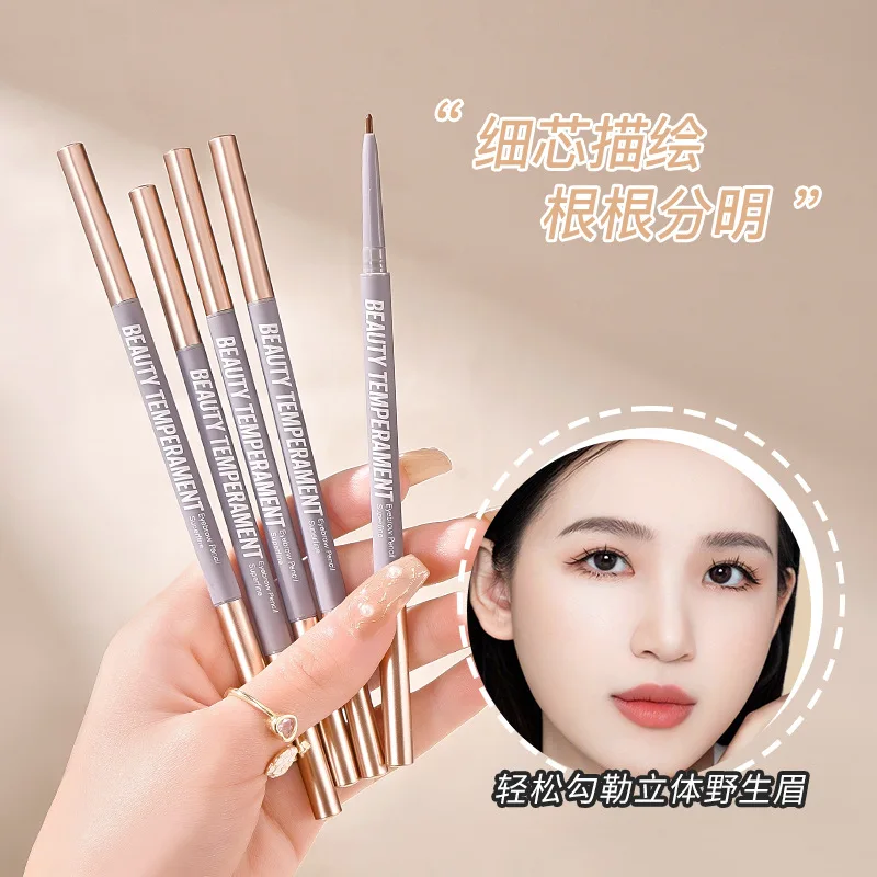 High Quality Slim Eyebrow Pencil Long-Lasting Automatic Waterproof Eyebrow Kit Private Label Makeup for Eyes