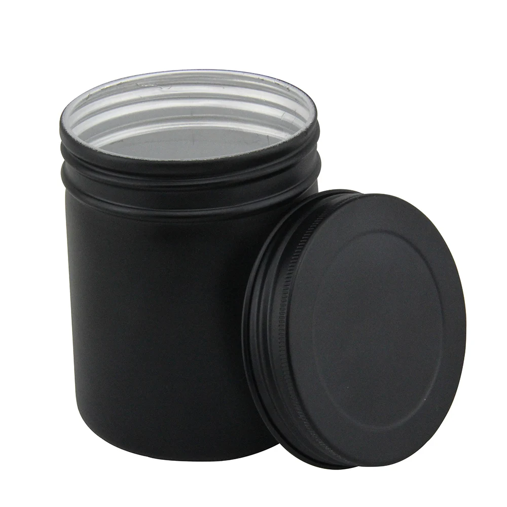 Hot selling 350ml color printing aluminum can multi-purpose black aluminum can
