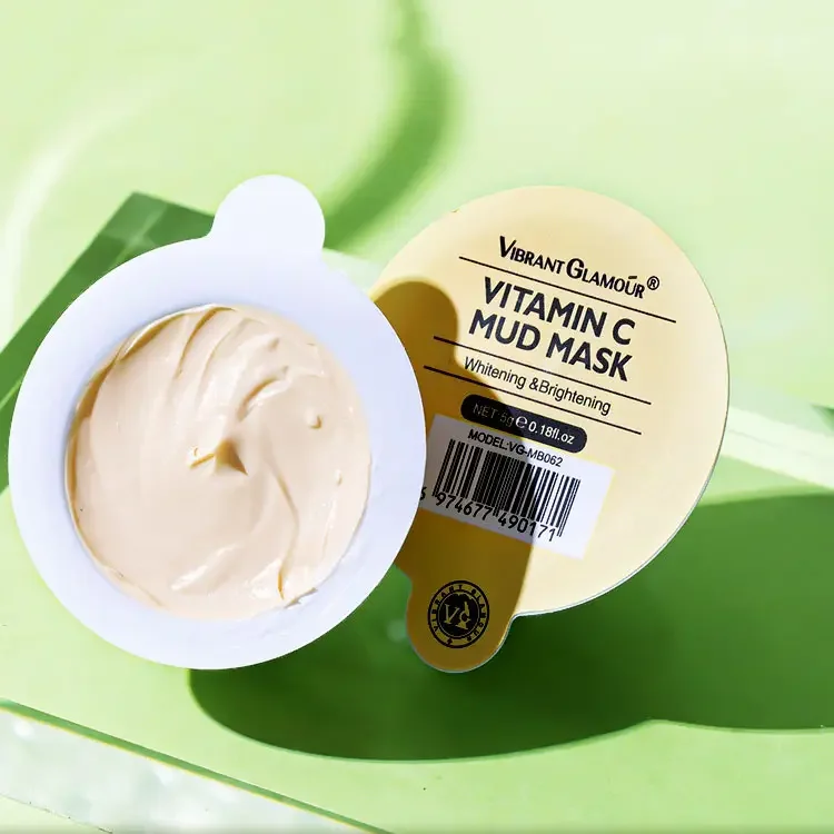 Landora Anti-aging Retinol Pink Rose Clay Face Masque Mask Green Tea Tree Oil Portable Facial Mud Mask Pods Remove Blackheads