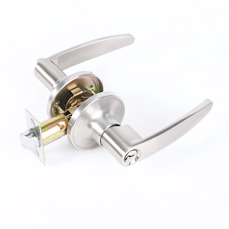 Высококачественный деревянный замок для дверной ручки, навесной замок с заглушкой и прямой ручкой