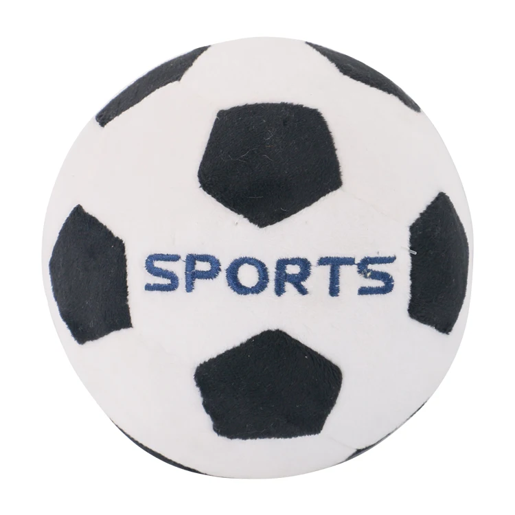 D King Chinese Manufacturer of Pets Supplies Plush Interactive Sports Soccer Ball Toys Custom Squeak Chewing Dog Toys