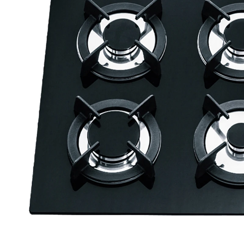 built in 5 burners hybrid electric cookware 4 gas 1 electric infrared induction ceramic cooker hob