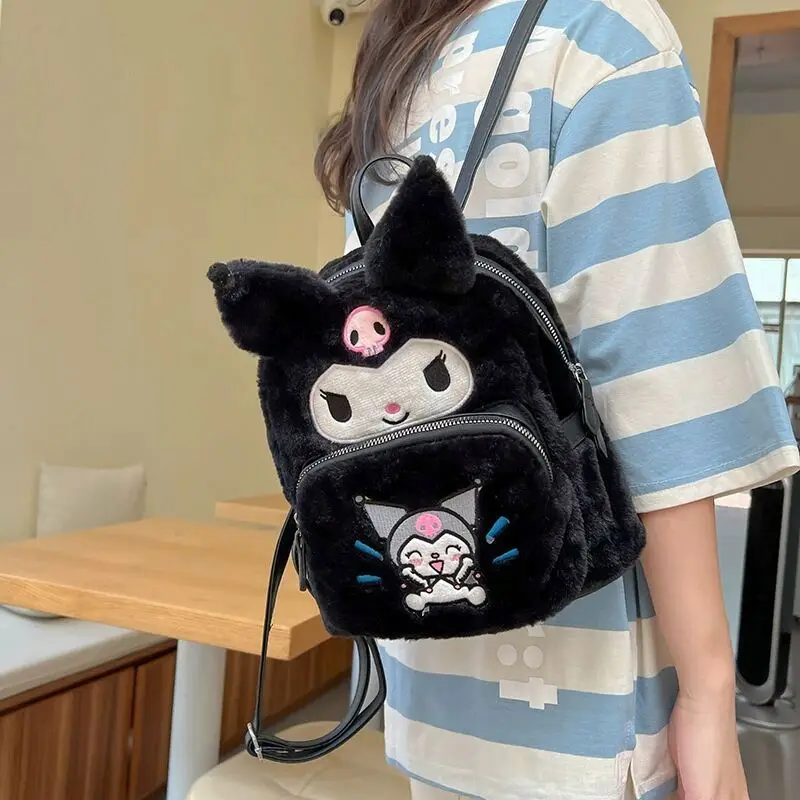 SS Sanrioed Anime My Melody kulomi  Backpacks for Children Kawaii Toys Backpack Internet Celebrity Niche Primary