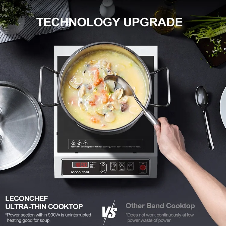 Guangdong Manufacturer Lecon Commercial High Power 3500W Electric Induction Cooker