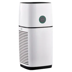 Round HEPA Active carbon touch screen Air purifier China