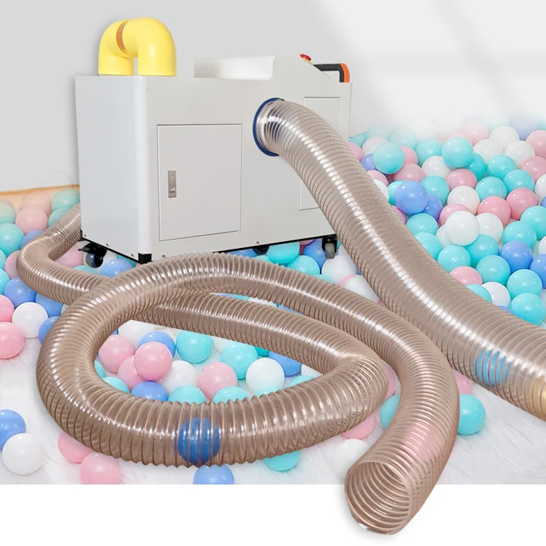 Dream commercial powerful mobile indoor playground ballpool automatic ocean ball pit dry cleaning cleaner washing washer machine