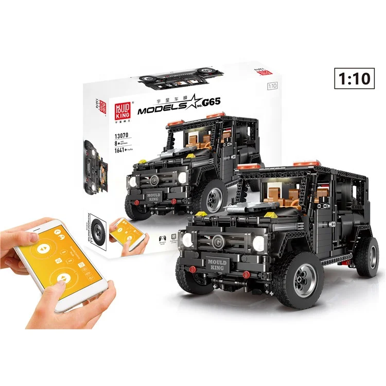 High Education wireless 2.4 G remote control handle 1641pcs block toys car