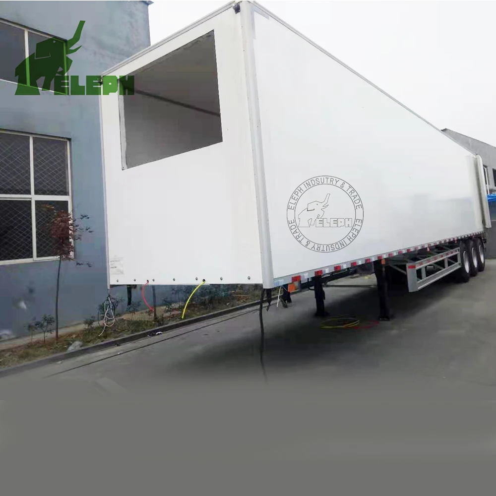 china refrigerated trailer trade low price used small refrigerated trailers for sale(11)