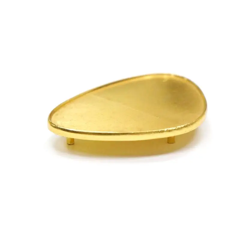 Factory Wholesale Custom Your Brand Logo Embossed Anodizing Aluminum Label Tag With Mouse Feet For Speakers Equipment