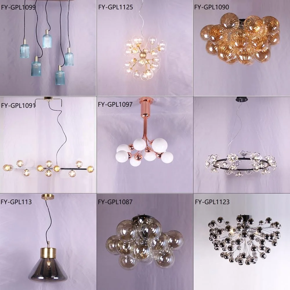 high ceilings retro pendant lights bistro globe clear murano glass chandelier 6 light