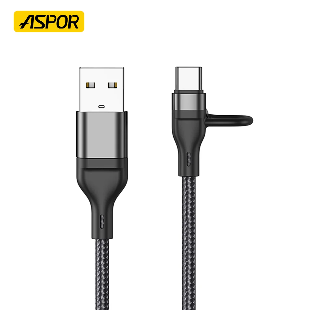 Aspor A116 Quick Charge Cable 100W Fast Charging Data Cable Type C to IPX PD Fast Charger Cable