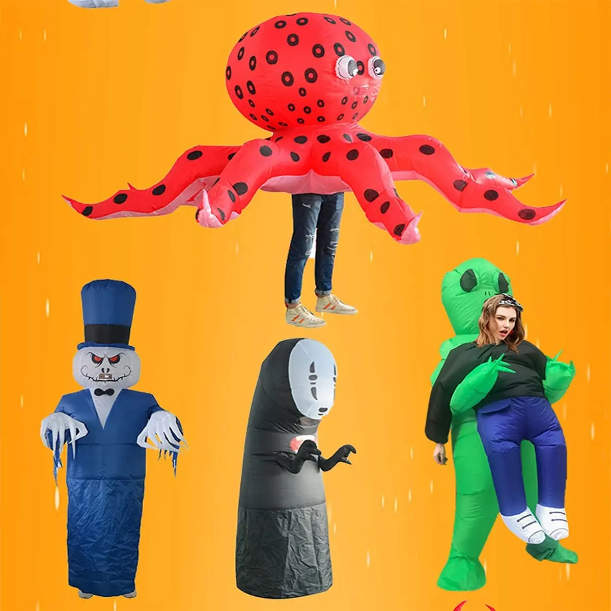 Factory sales cartoon doll inflatable blower USB interface fan dinosaur clothes for mini blower