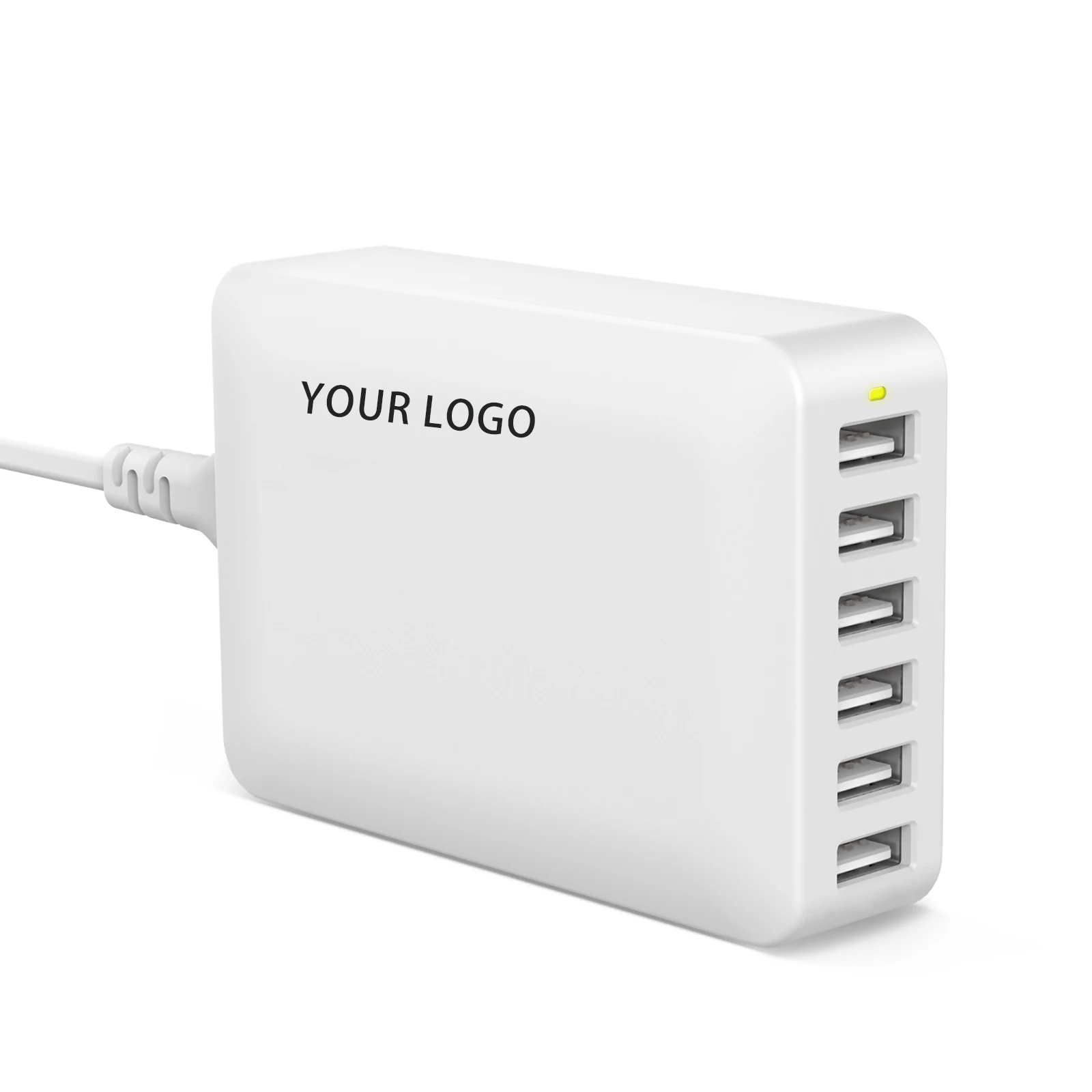 RAVPower RP-PC028 60W Wall Charge USB Desktop Charger 6-Port UK Plug Power Adapter Desktop Phone Chargers