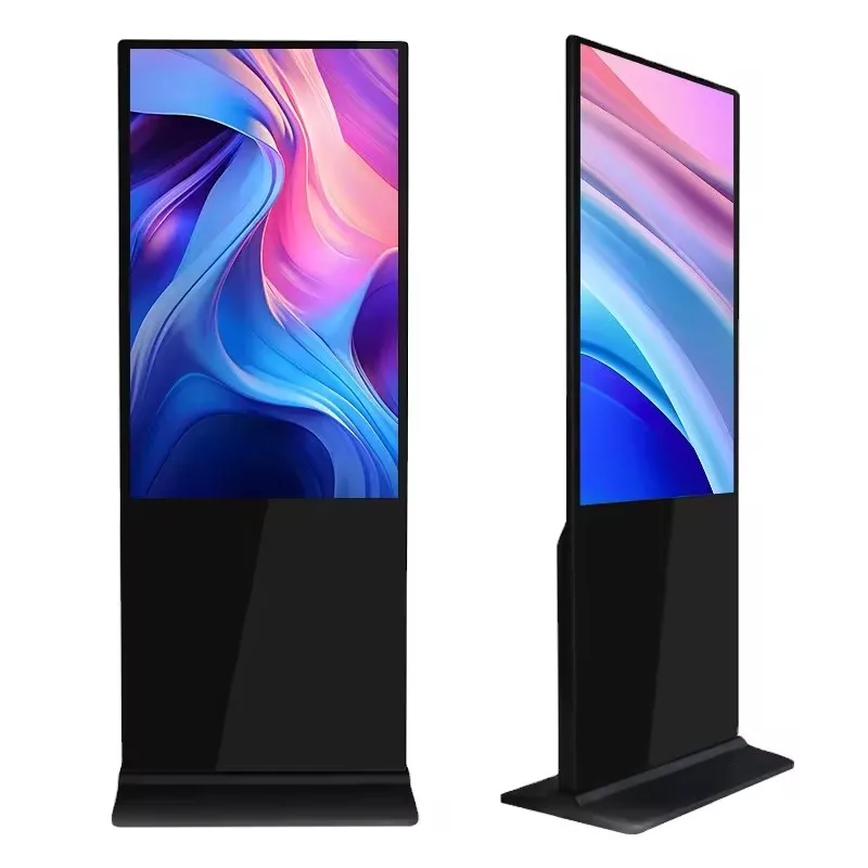 43-дюймовый 4k Hd ЖК-дисплей Android рекламная машина сенсорный проигрыватель для помещений напольная цифровая вывеска
