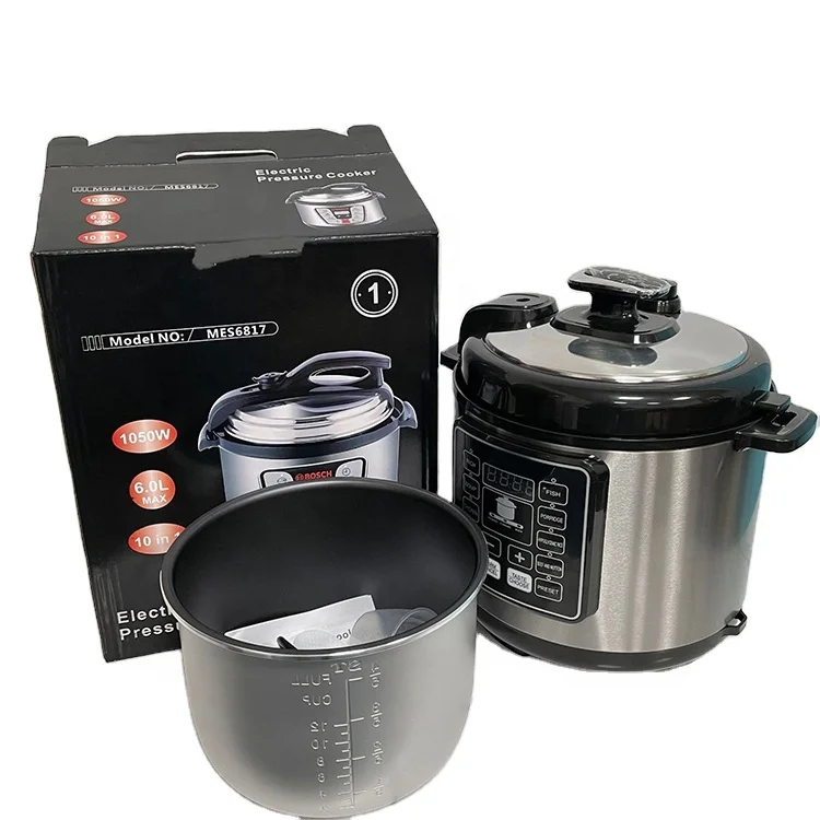 1000W 6L Large Capacity Intelligent Electric Pressure Cookers