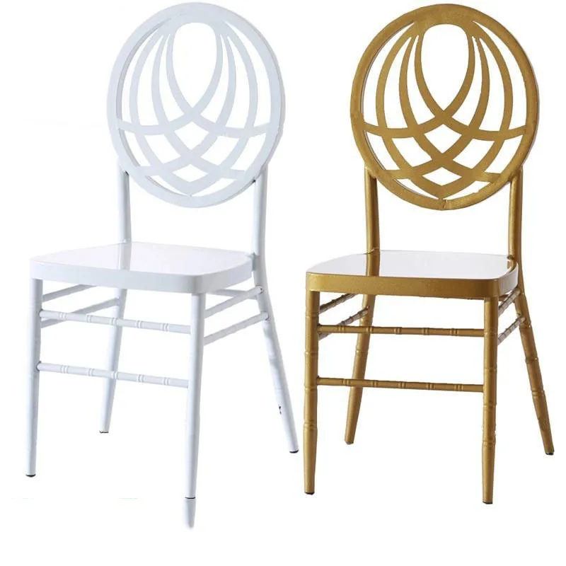 Gold white metal banquet plastic gold chiavari chair event,hotel furniture modern wedding chair chiavari with cushion