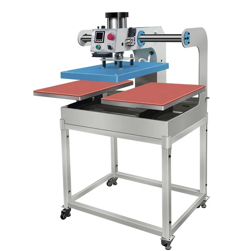 40*60cm 40*50cm Lanyard Mini Mug T-shirt Cap Plain Roller Sublimation Hot Dual Heat Press Machines Automatic for T-shirt