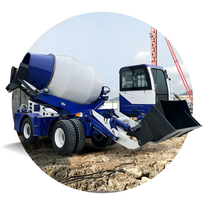 Free Shipping Self-feeding Diesel 4CBM Concrete Mixer Good Price