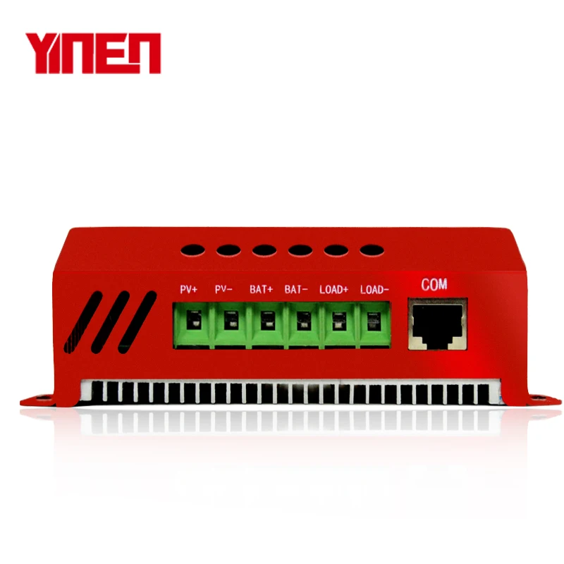 YINEN Factory MPPT Solar Charge Controller Smart Regulator 10A 20A 12V 24V High Quality RS485 WIFI LCD