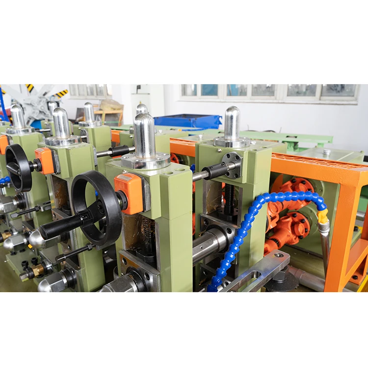 Nanyang manufacturing stable performance metal steel tube making machine erw pipe mill line