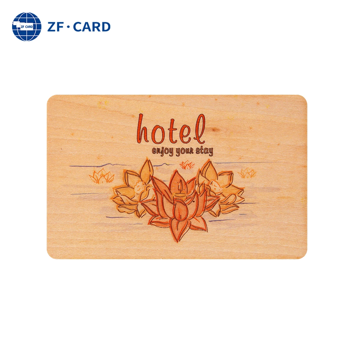High Quality Factory Customized Beautiful Hotel Wooden with Mifare(R) DESFire(R) Ev1 4k Encoding