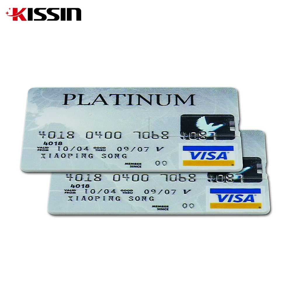 Kissin 128MB to 256GB Personalised Customised Printed USB Flash Drive Business Flash Memory Card