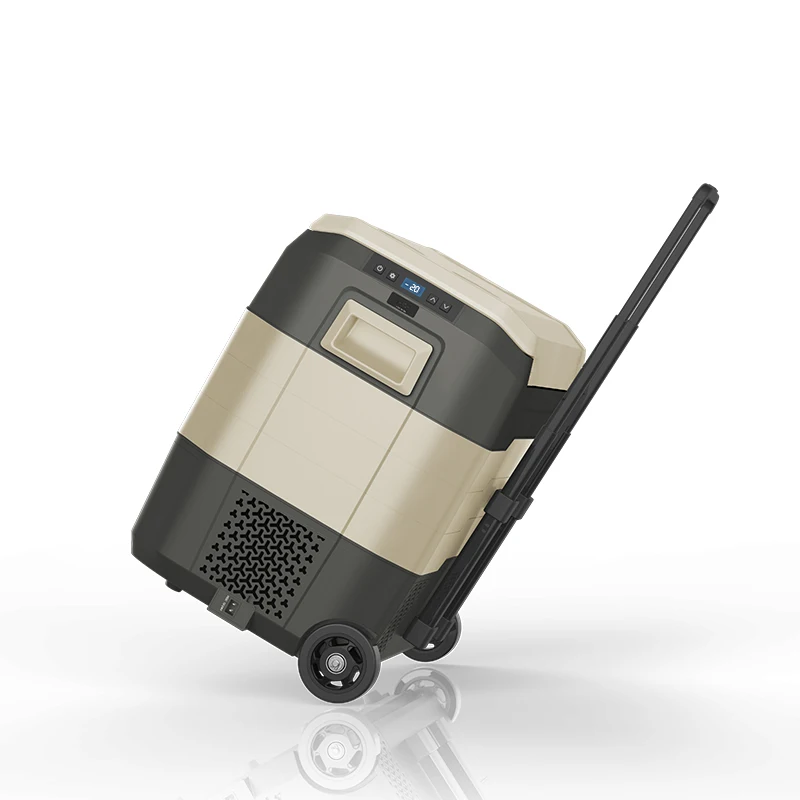 COOLBO AWG55 50L Compressor DC12V Portable Fridge Freezer Car Refrigerator For SUV Off Road -20-+10 Degree