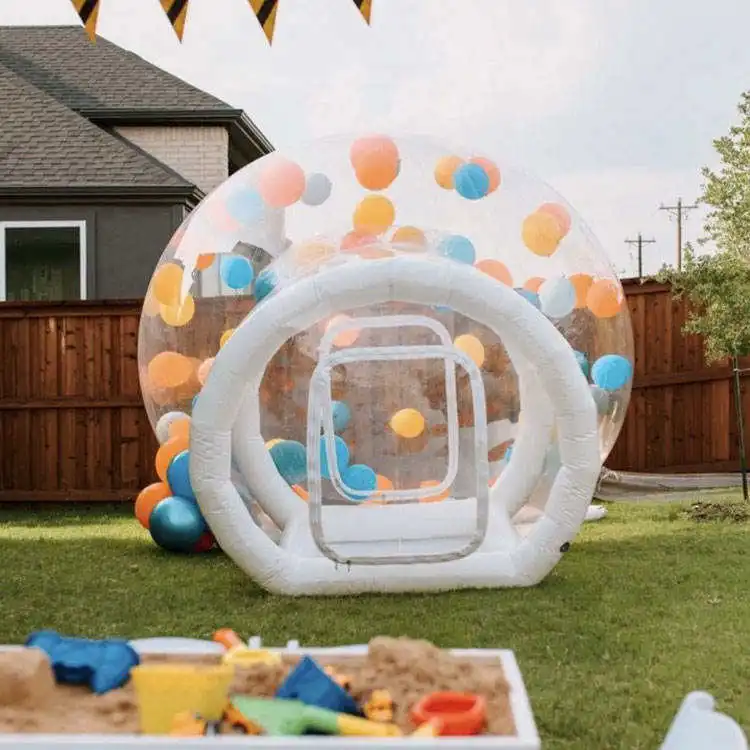 Hot Sale Outdoor Giant Transparent Inflatable Crystal Dome Party Balloon House Bubble House for Kid