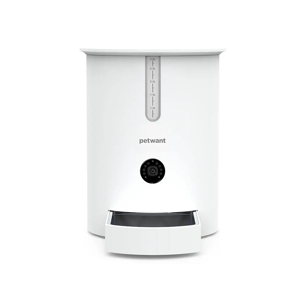 New Arrival automatic cat feeder application control smart pet feeder tuya wifi pet camera feeder