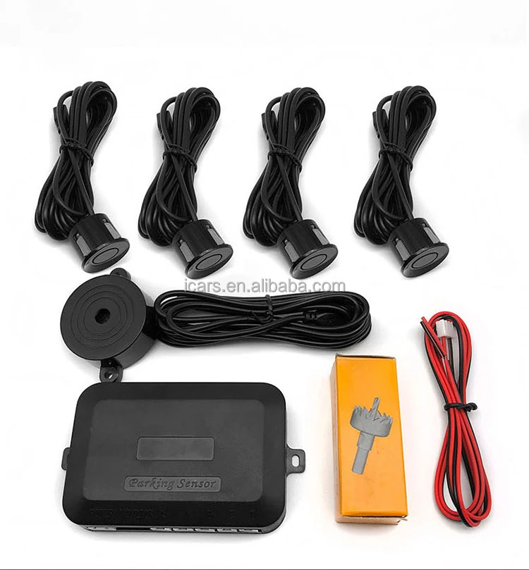Hot car backing Reversing radar/car rear backup buzzer / LED 4 6 8 sensors auto rear reverse ultrasonic car parking sensor kit
