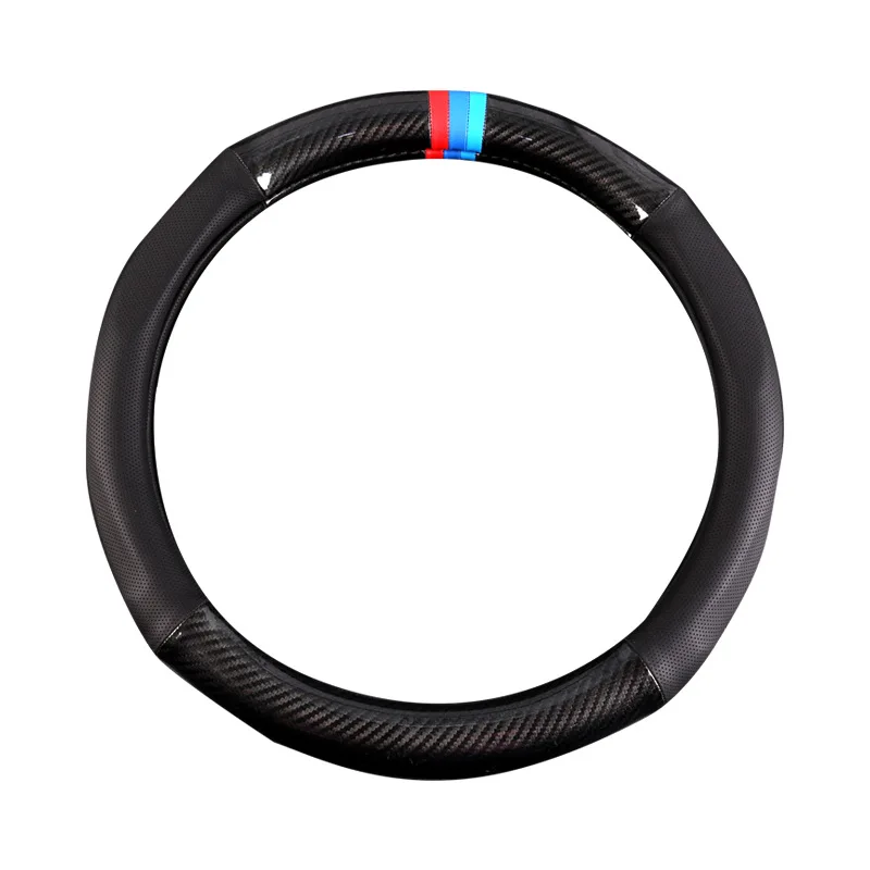 Factory direct selling high quality car steering wheel cover leather steering wheel cover