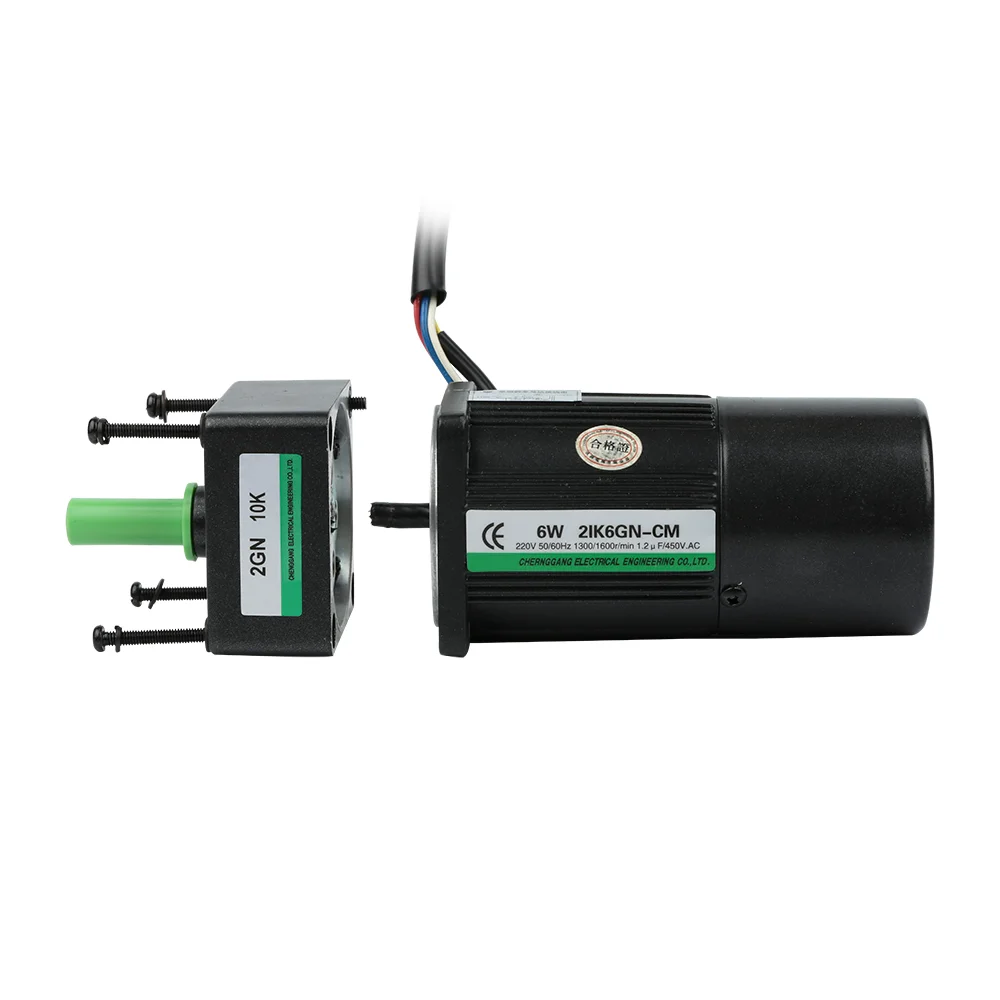 6W 220V Speed Control Motor 2IK6RGN-C with Gear Head 2GN 5K/2GN 12.5K/2GN 36K/2GN 120K/2GN 200K