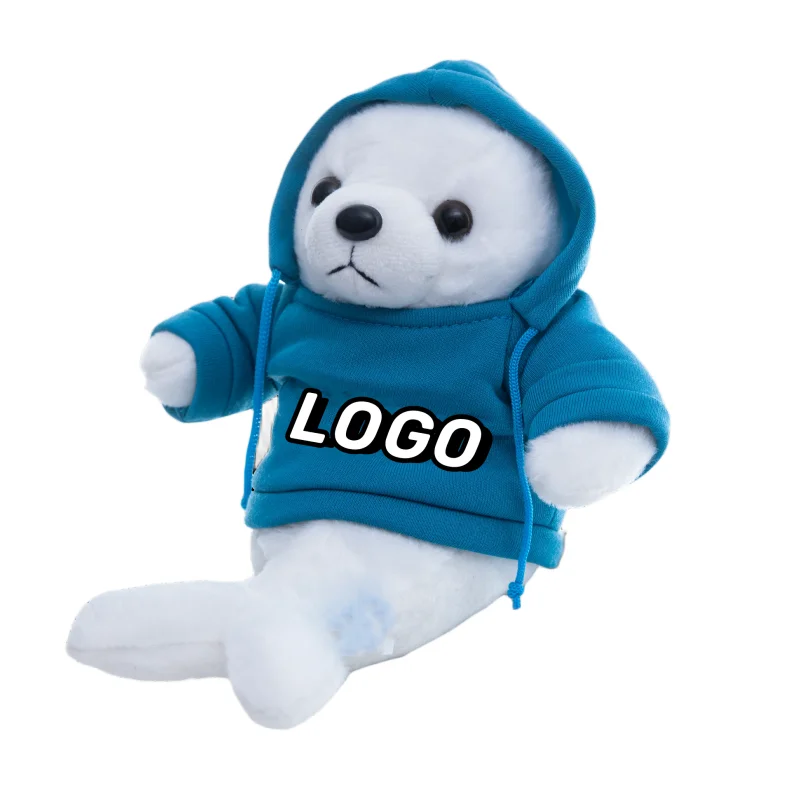 Custom fat cute seal plush sea animal plush seal toy for baby