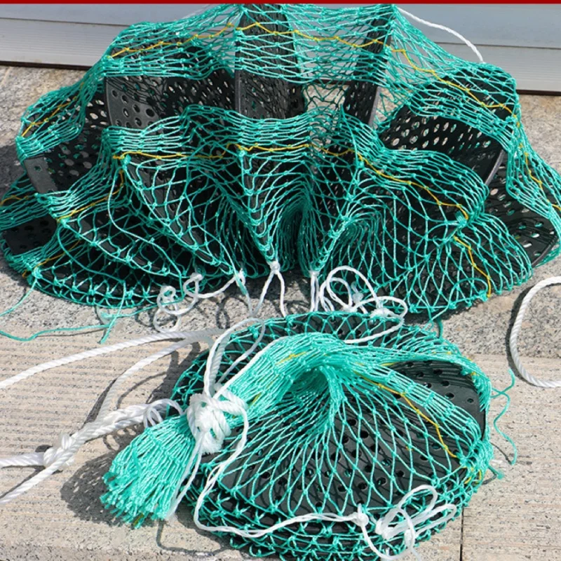 Best Made in China Oyster Lantern Breeding Net Convenient Fast Install Fold Crab Shrimp Farming Durable Plastic HDPE Materials