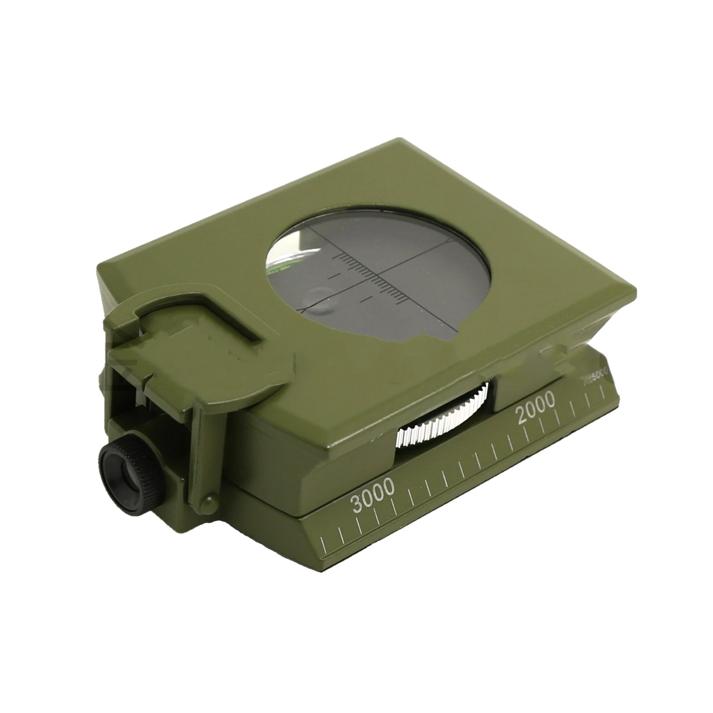 Promotional Outdoor Green Metal Multi Functional Compass Geological Compass High Precision Camping North Needle Compass