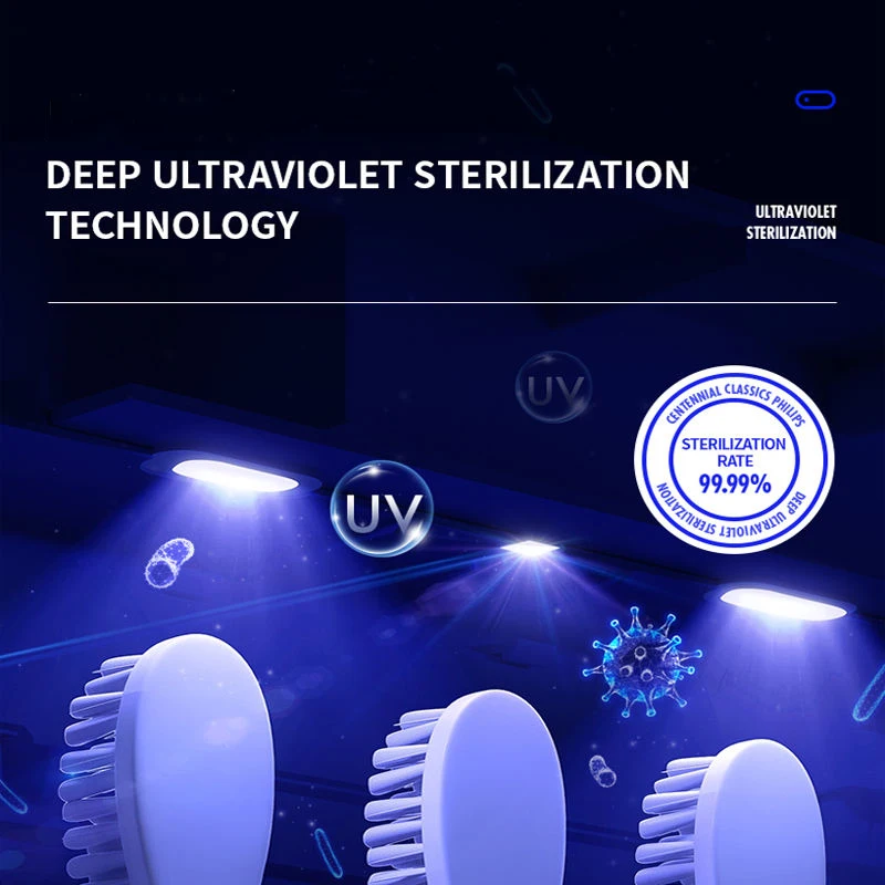 High Quality Fully Automatic Bathroom Gadgets Toothbrush Holder Smart Uv Toothbrush Sterilizer