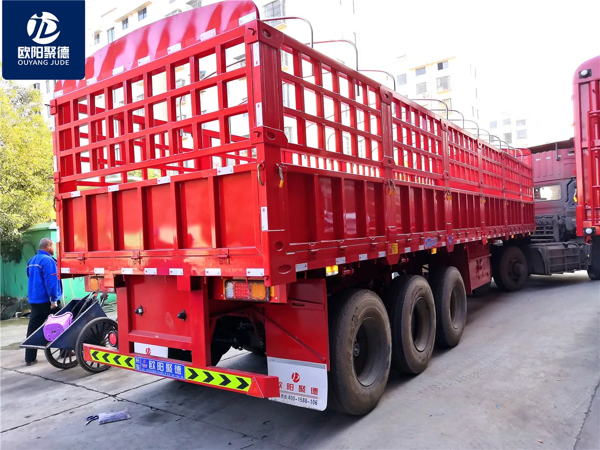 OYJD Trailers brand Quality Ethiopia Market Special Customized Use Stones Sands Transport Strengthen Sidewall Fence