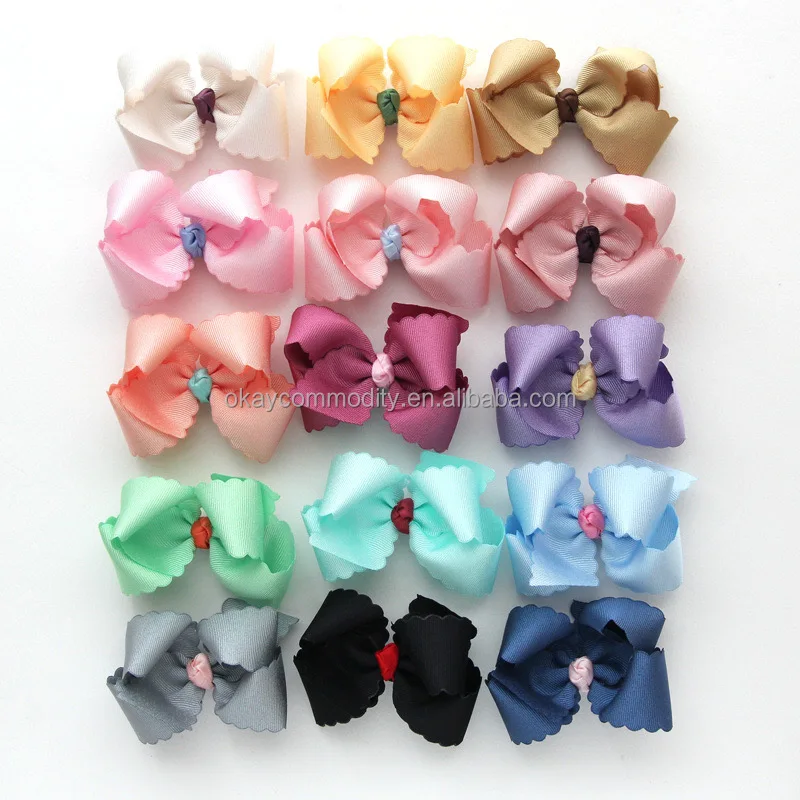 OKAY Custom  7/8inch, 1inch, 1 1/8 Inch, 1.5inch, 2inch,2.5inch, 3inch, Scalloped Grosgrain Ribbon for Craft DIY Projects