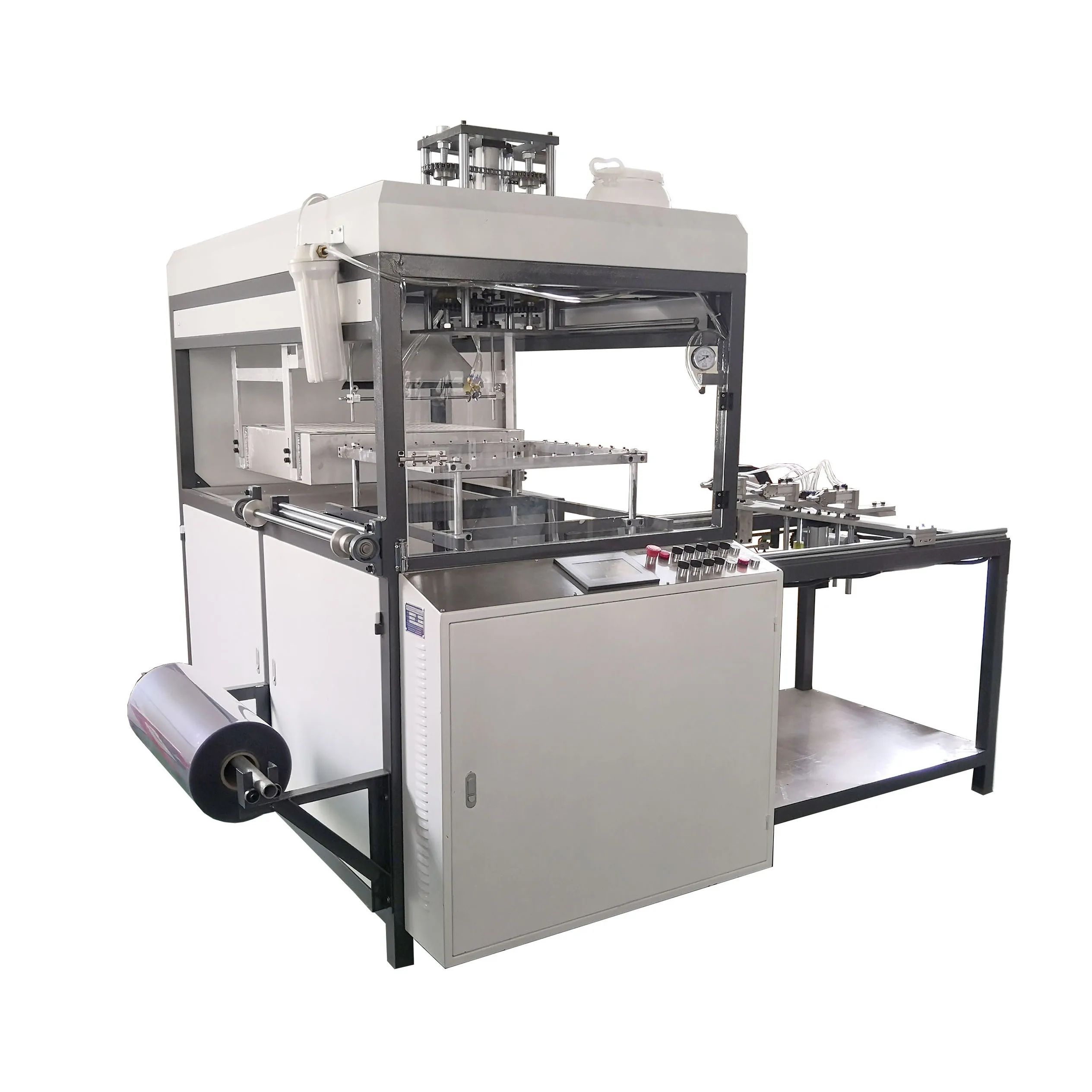 Automatic commodities Toys trays plastic sheet thermo vacuum forming machines